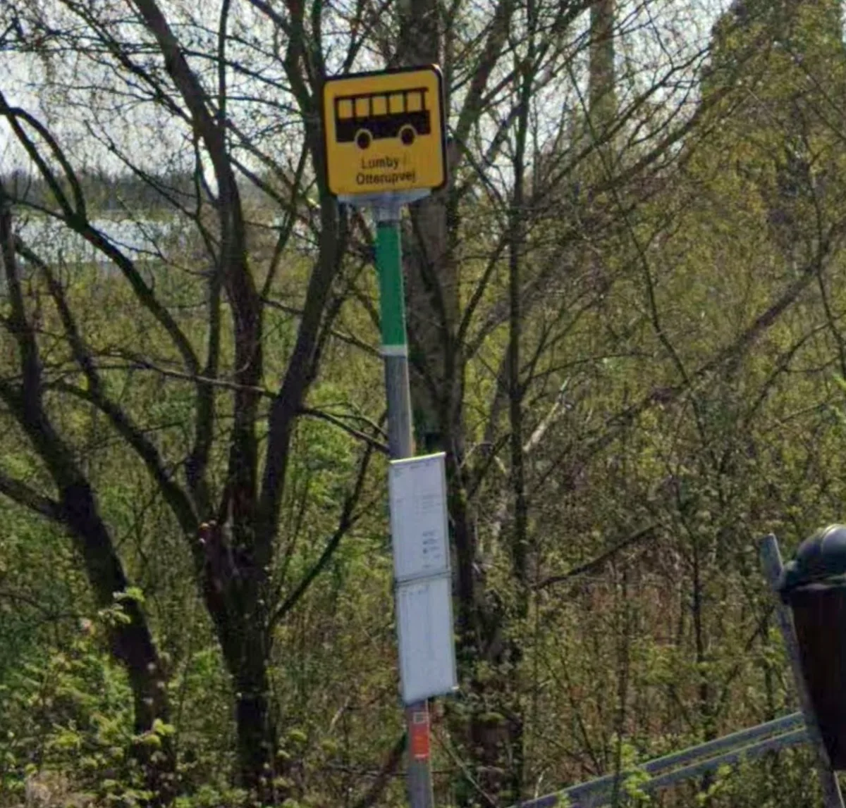 Mørkegrøn: 200A ved Lumby / Otterupvej